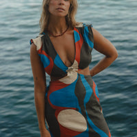 conscious x sienna horizon dress midnight circle