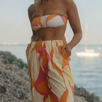 conscious x sienna sustainable swimwear top caicai midday circle