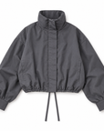 bomber cloud jacket in dark grey