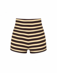 sustainable swimwear shorts x hannah hofinger in soleo stripe