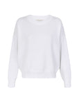recycled cotton knitwear sweater in white