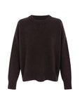 recycled wool knitwear sweater in brown