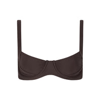 sustainable swimwear top chloe terra noir