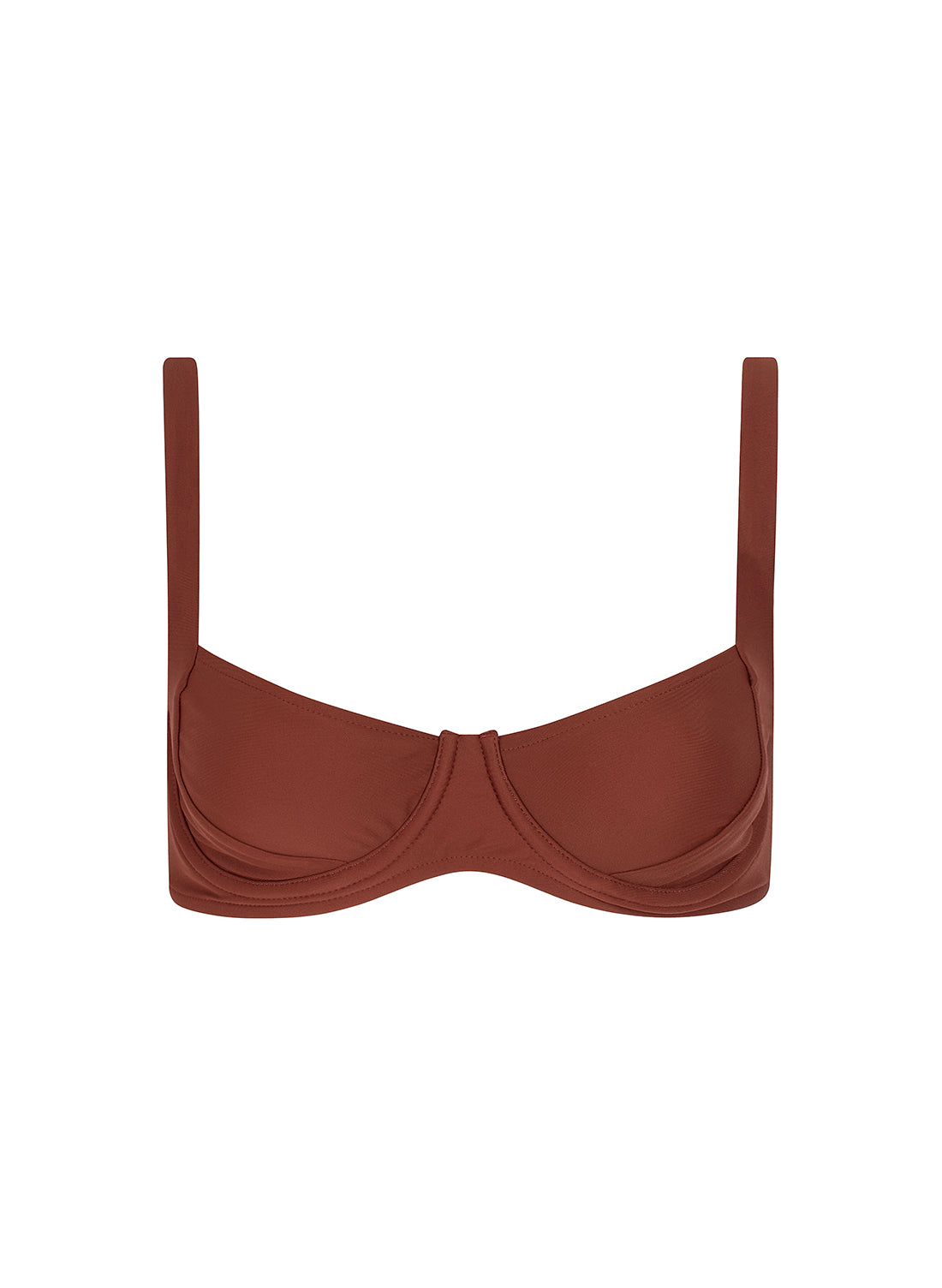 sustainable swimwear top chloe bronzed dusk