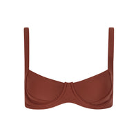 sustainable swimwear top chloe bronzed dusk