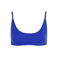 sustainable swimwear top zoe deep blue