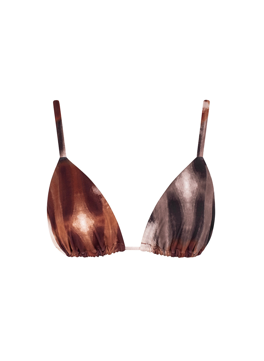 sustainable swimwear top triangle earth blend