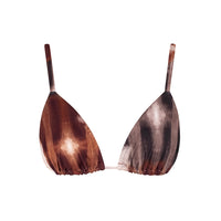 sustainable swimwear top triangle earth blend