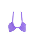 sustainable swimwear top allera terry lilac