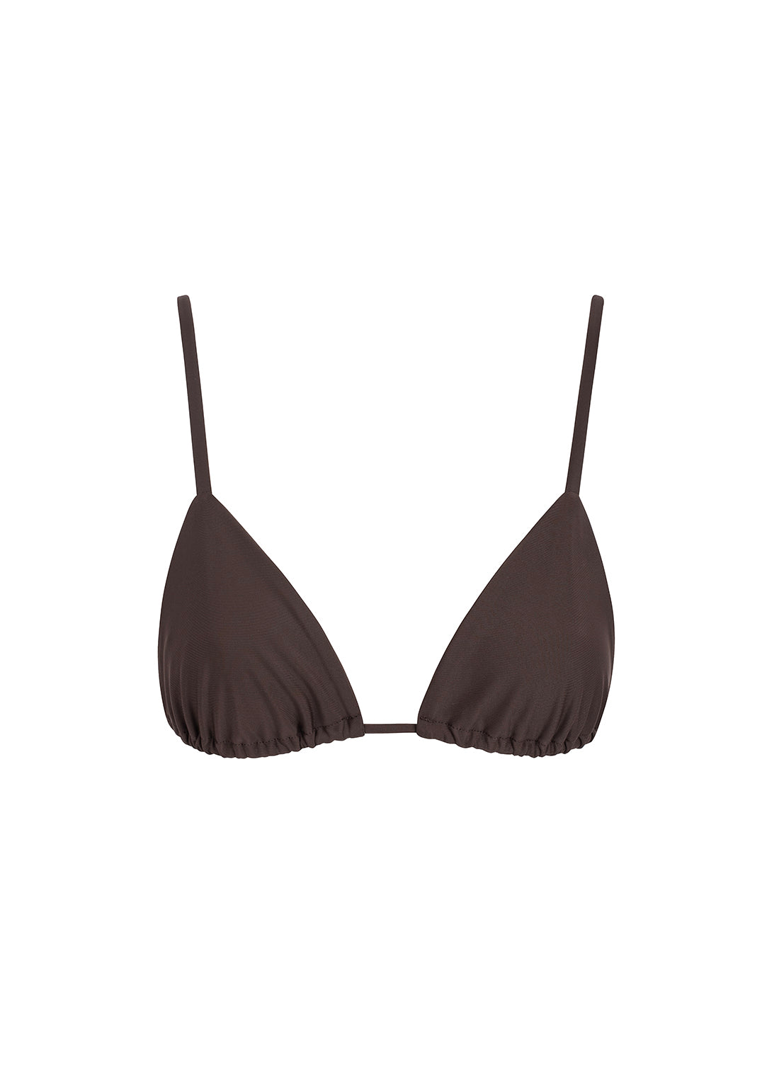 sustainable swimwear top triangle terra noir