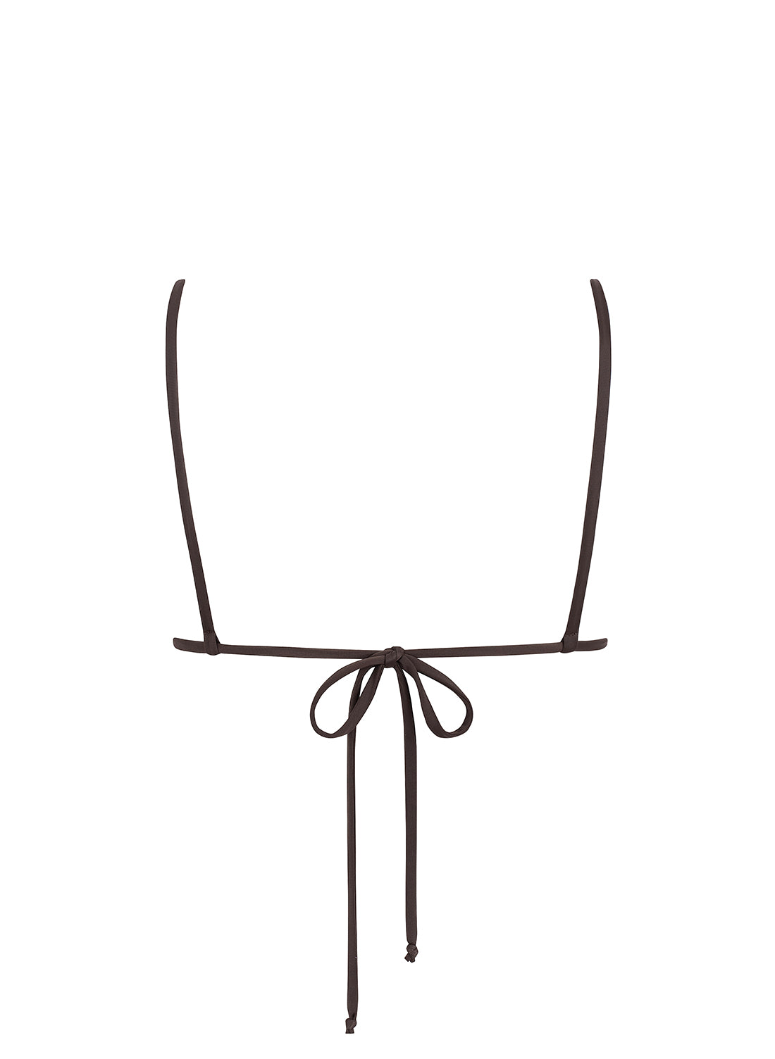 sustainable swimwear top triangle terra noir