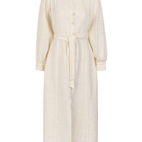 eli linen dress bare earth