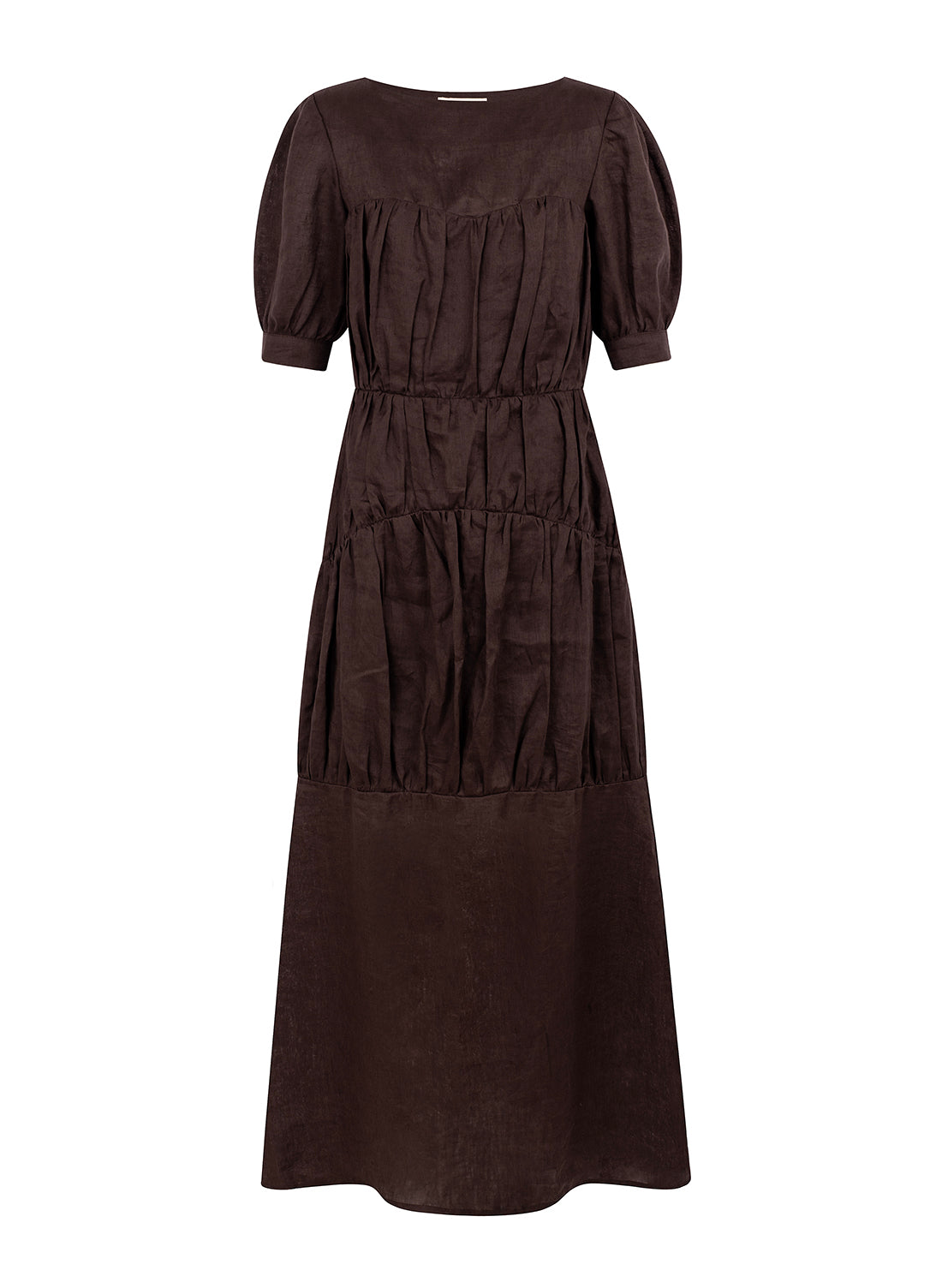 white short linen dress Frances White Linen Tiered Dress - US 0 main image 1