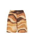 conscious x sienna linen shorts heatwave