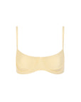 sustainable swimwear top chloe butter cream