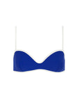 sustainable swimwear top ellie cobalt blue