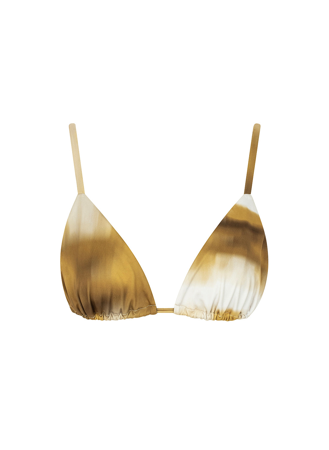 sustainable swimwear top triangle dune blend