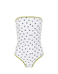 sustainable swimwear swimsuit shell dots