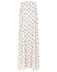 caicai linen dress shell dots