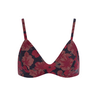 sustainable swimwear top kaya x hannah hofinger in poppy red