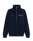 organic cotton sweatshirt in navy