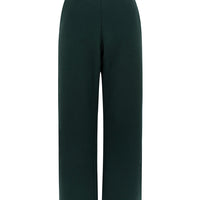 organic cotton trackpants in dark green