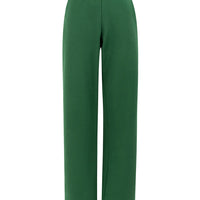 organic cotton trackpants in palma green