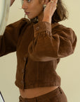 eli linen top clay brown