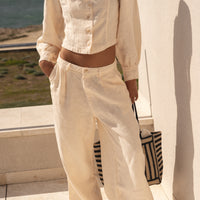 eli linen top bare earth
