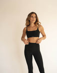 recycled ACTIVE top in black