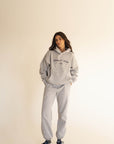 organic cotton trackpants in gray