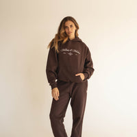 organic cotton sweatshirt in brown