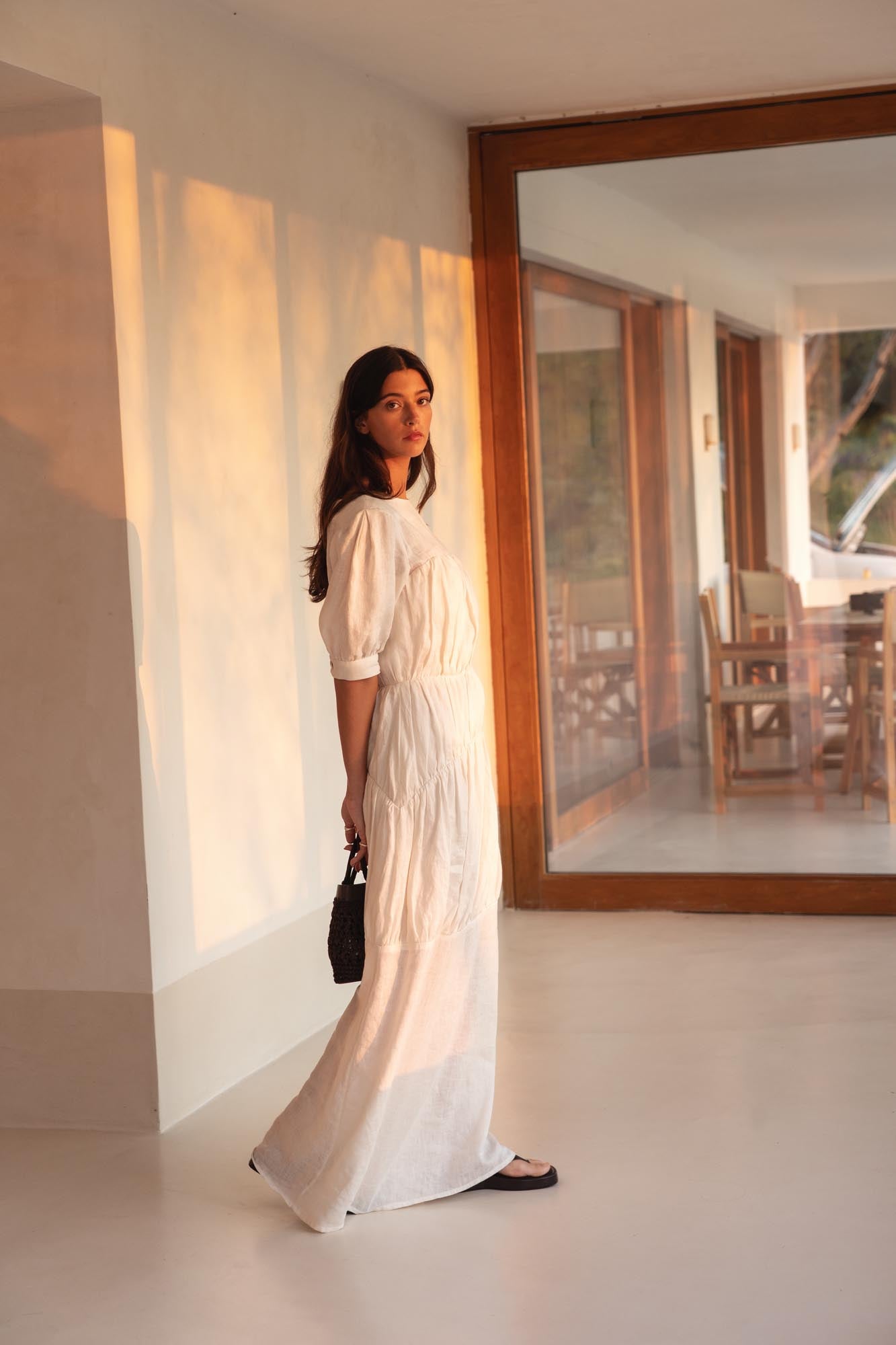 cora linen dress shell – Conscious the label