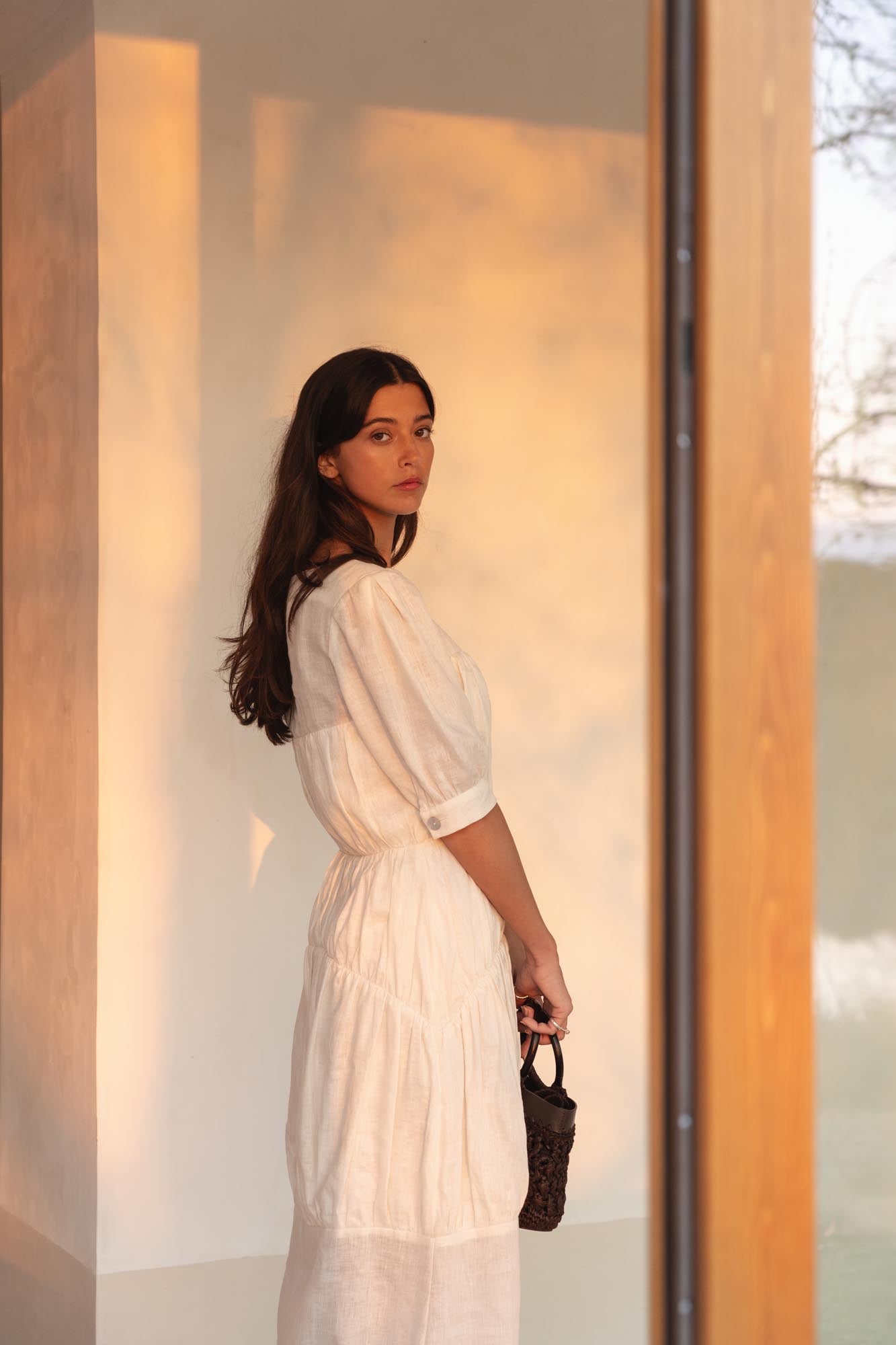 cora linen dress shell – Conscious the label
