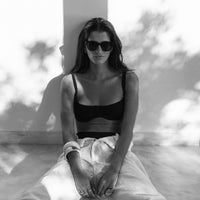 sustainable swimwear top chloe noir textured