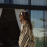 linen kimono earth lines