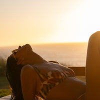 sustainable swimwear top Chloe Earth Blend
