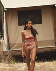 conscious x sienna sustainable swimwear swimsuit sunset