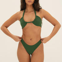 sustainable swimwear bottoms noah palma green
