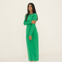 maxi dress in green