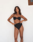 sustainable swimwear top paloma noir