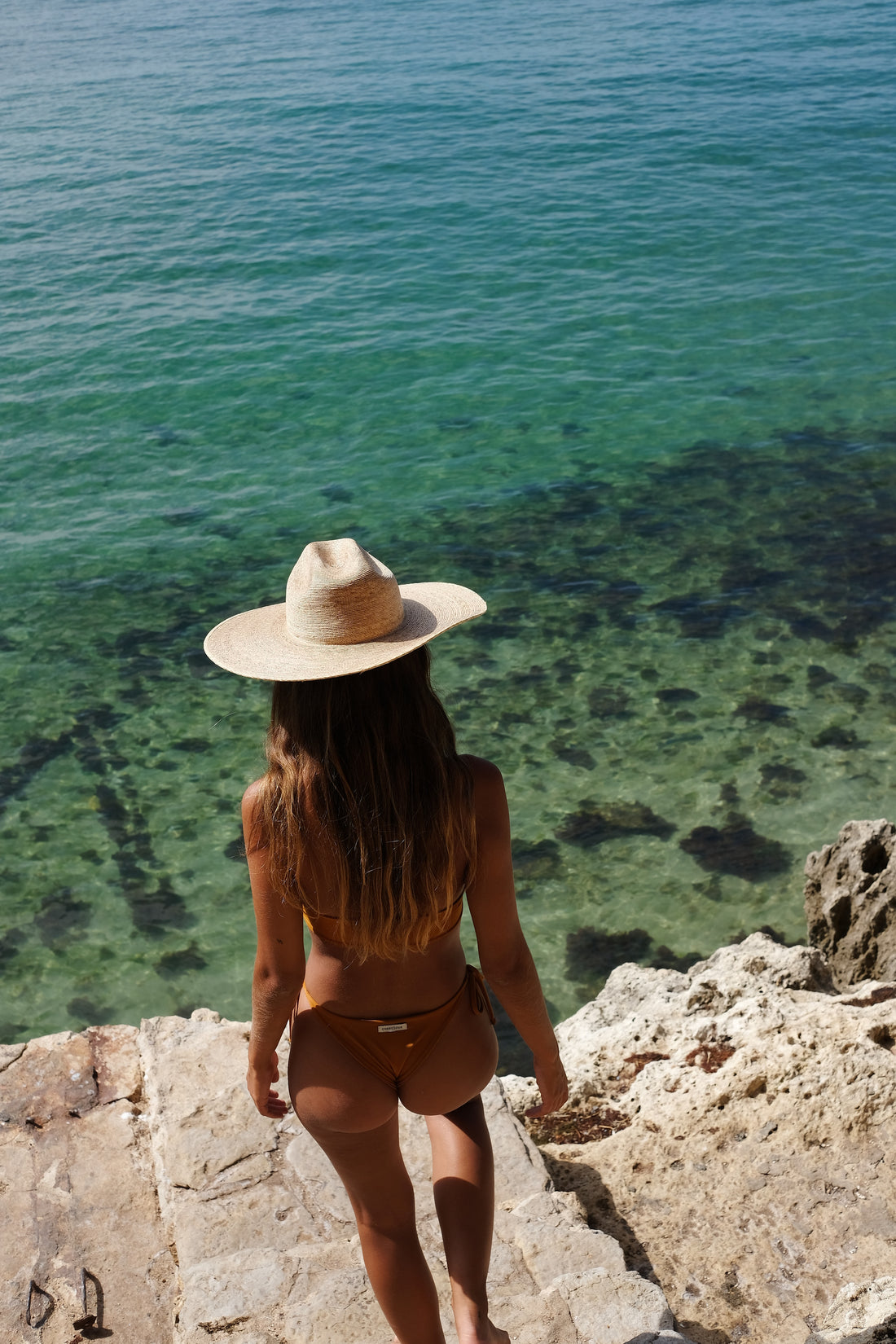 sustainable swimwear bottoms nala rust limited ed.