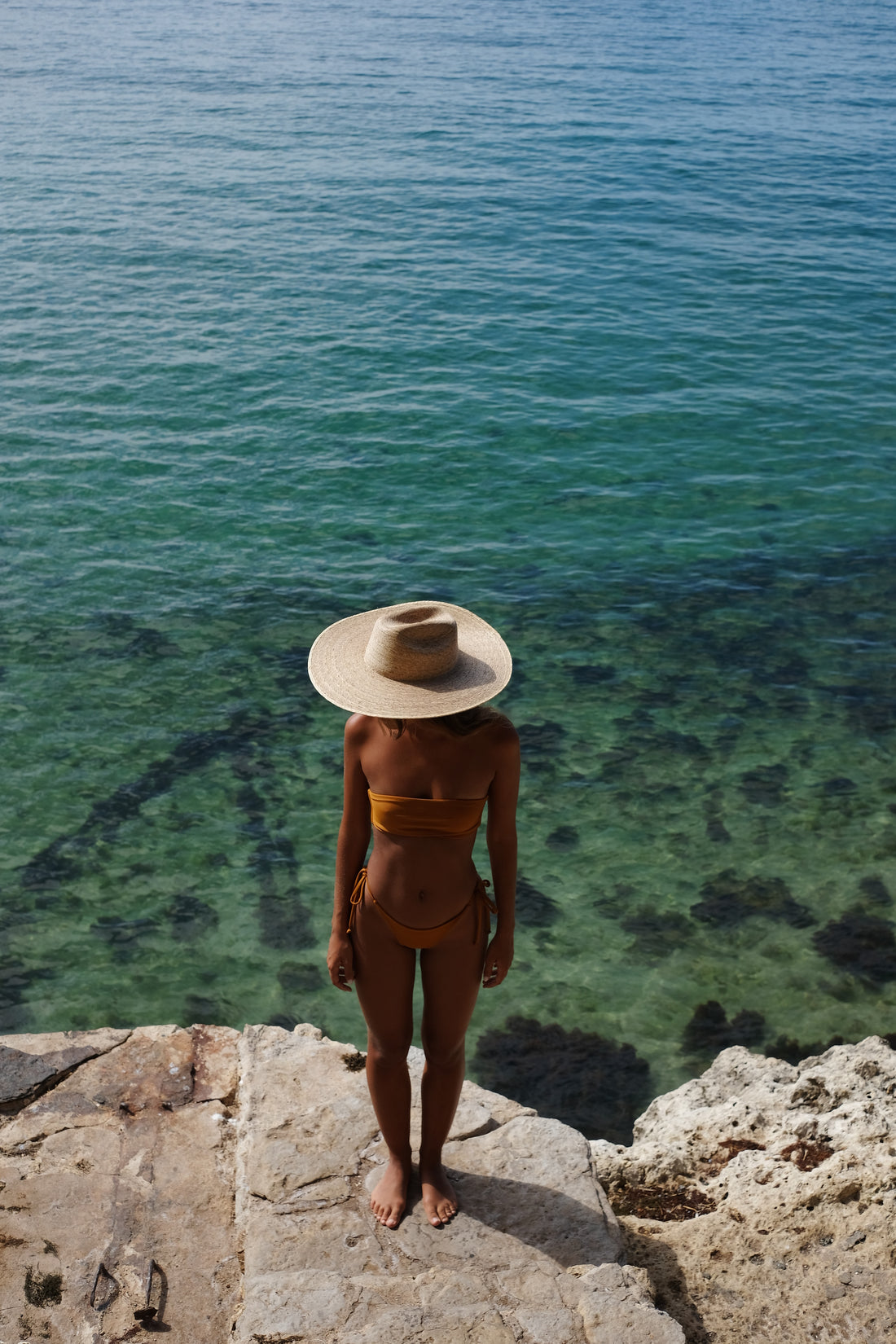 sustainable swimwear bottoms nala rust limited ed.