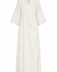 kimono linen dress shell
