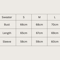 organic cotton sweater in black