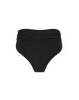 sustainable swimwear bottoms saint draped noir