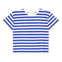 organic cotton t-shirt in deep blue