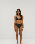 sustainable swimwear top kaya chocolate
