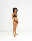 sustainable swimwear top ollie full black