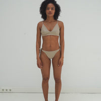 sustainable swimwear top ollie sand